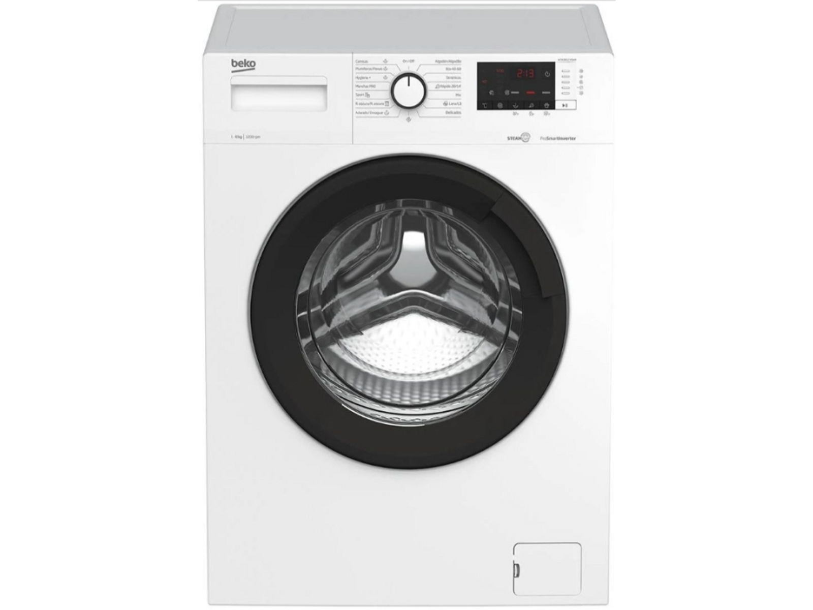 Lavadora carga frontal - WTA 8612 XSWR 7161143200 BEKO, 8 kg, Blanco