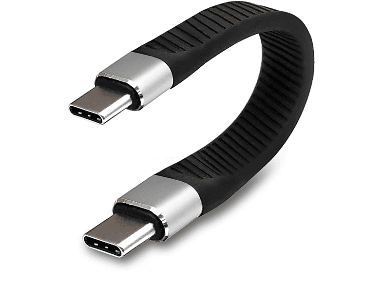 INF Kurzes USB-C-zu-USB-C-Kabel 100 W 10 Gbit/s (13,4 cm) USB Kabel