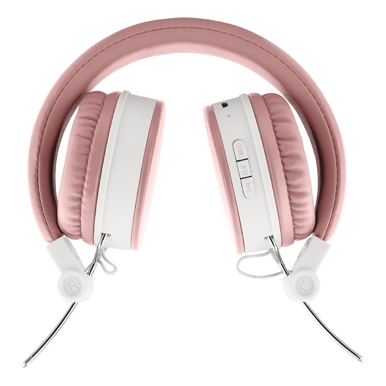 Over-ear STREETZ Kopfhörer, faltbar, Bluetooth pink Kopfhörer