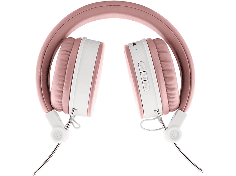 STREETZ Bluetooth Kopfhörer, faltbar, Over-ear Kopfhörer pink