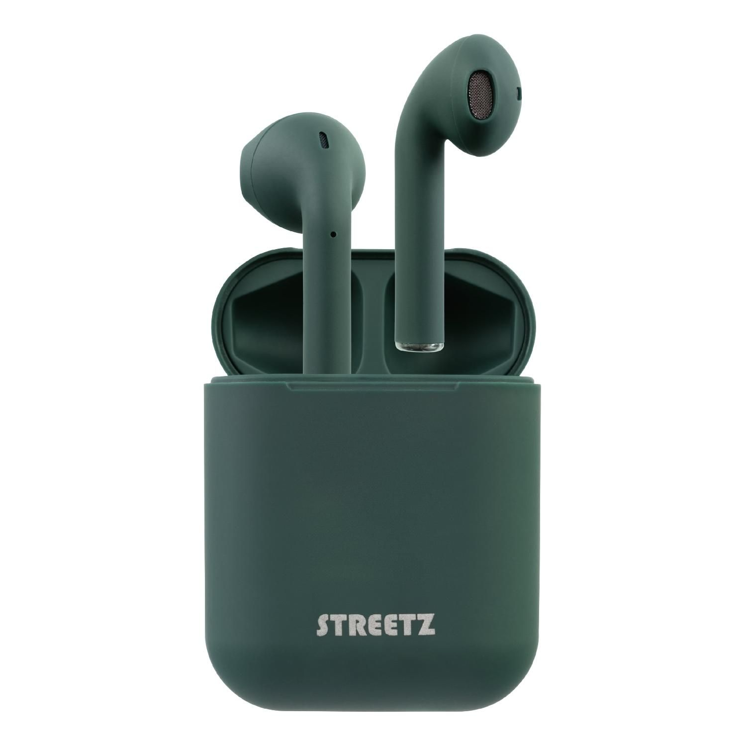 TWS Bluetooth grün Kopfhörer, STREETZ In-ear In-Ear Kopfhörer