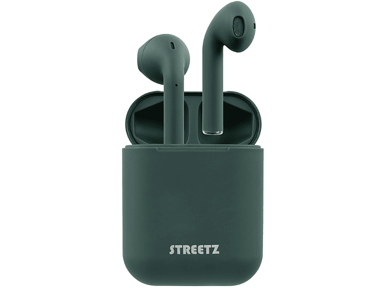 TWS Bluetooth grün Kopfhörer, STREETZ In-ear In-Ear Kopfhörer