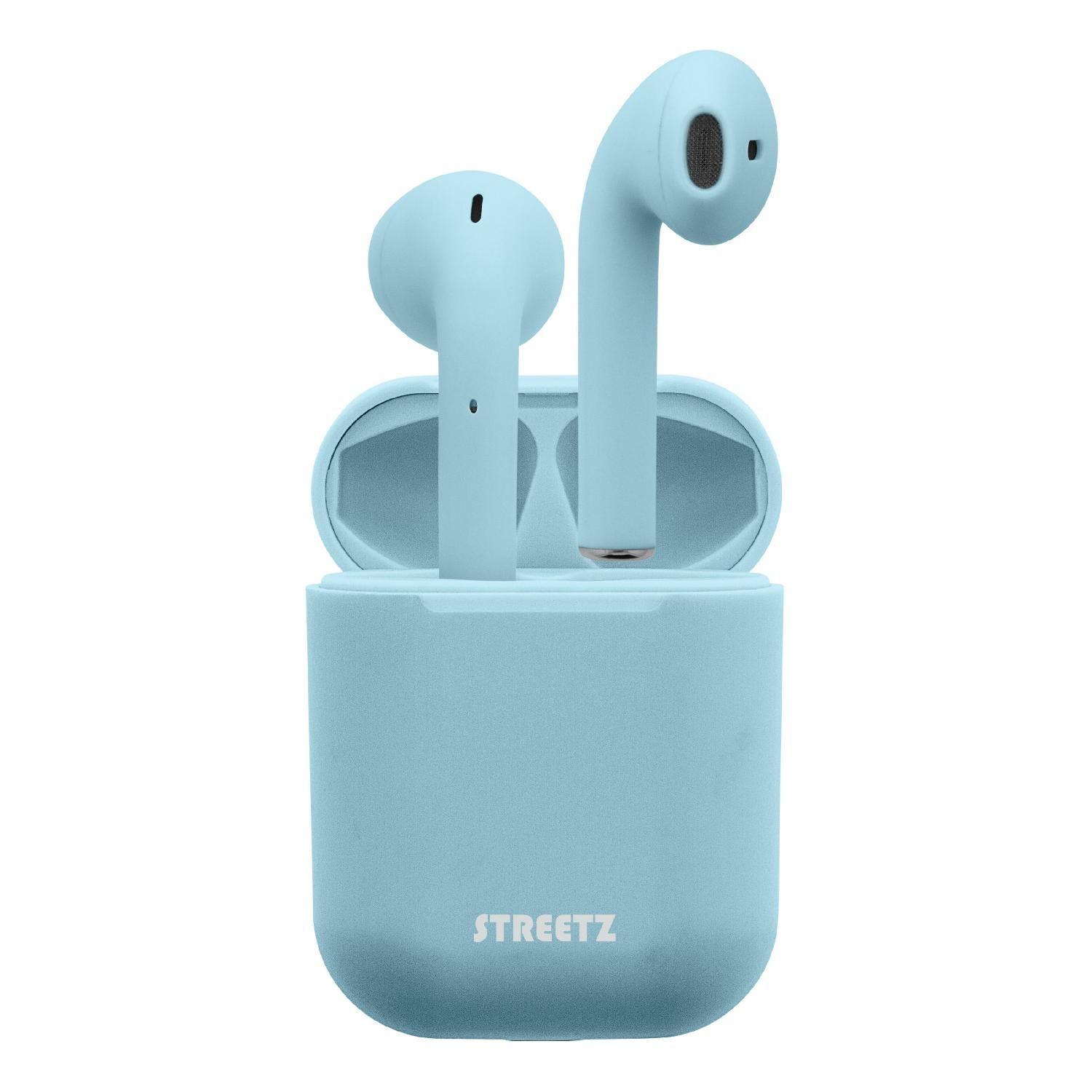 In-ear In-Ear Kopfhörer Kopfhörer, Bluetooth STREETZ hellblau TWS