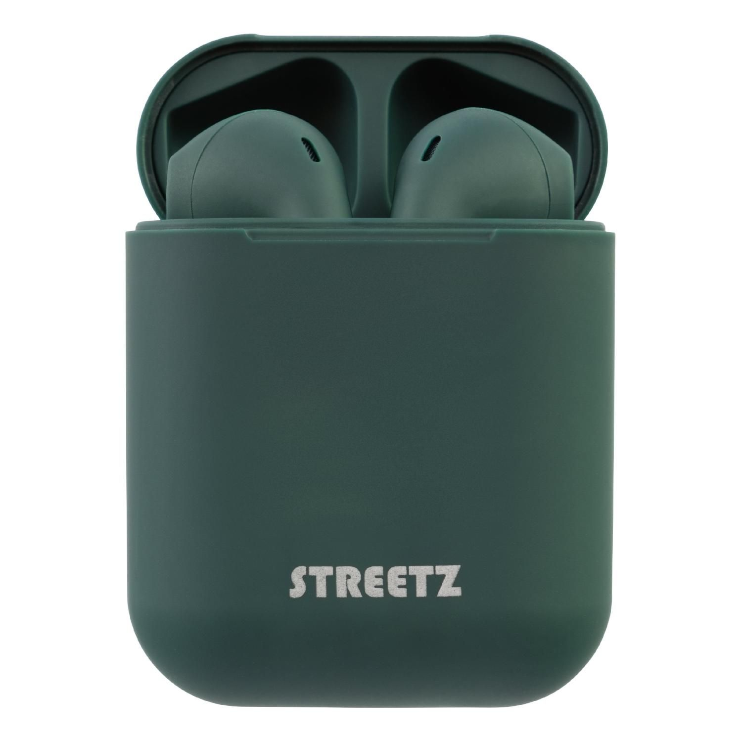 STREETZ TWS Bluetooth In-Ear Kopfhörer, Kopfhörer grün In-ear