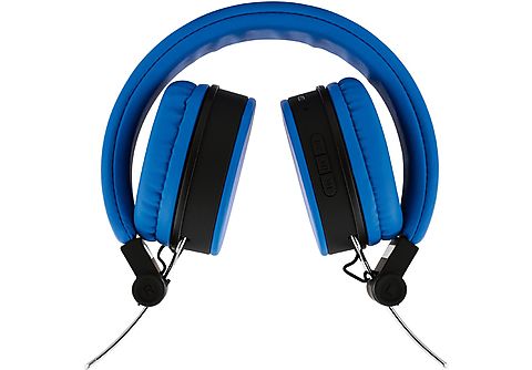 STREETZ Bluetooth Kopfhörer, faltbar, Over-ear Kopfhörer blau | MediaMarkt