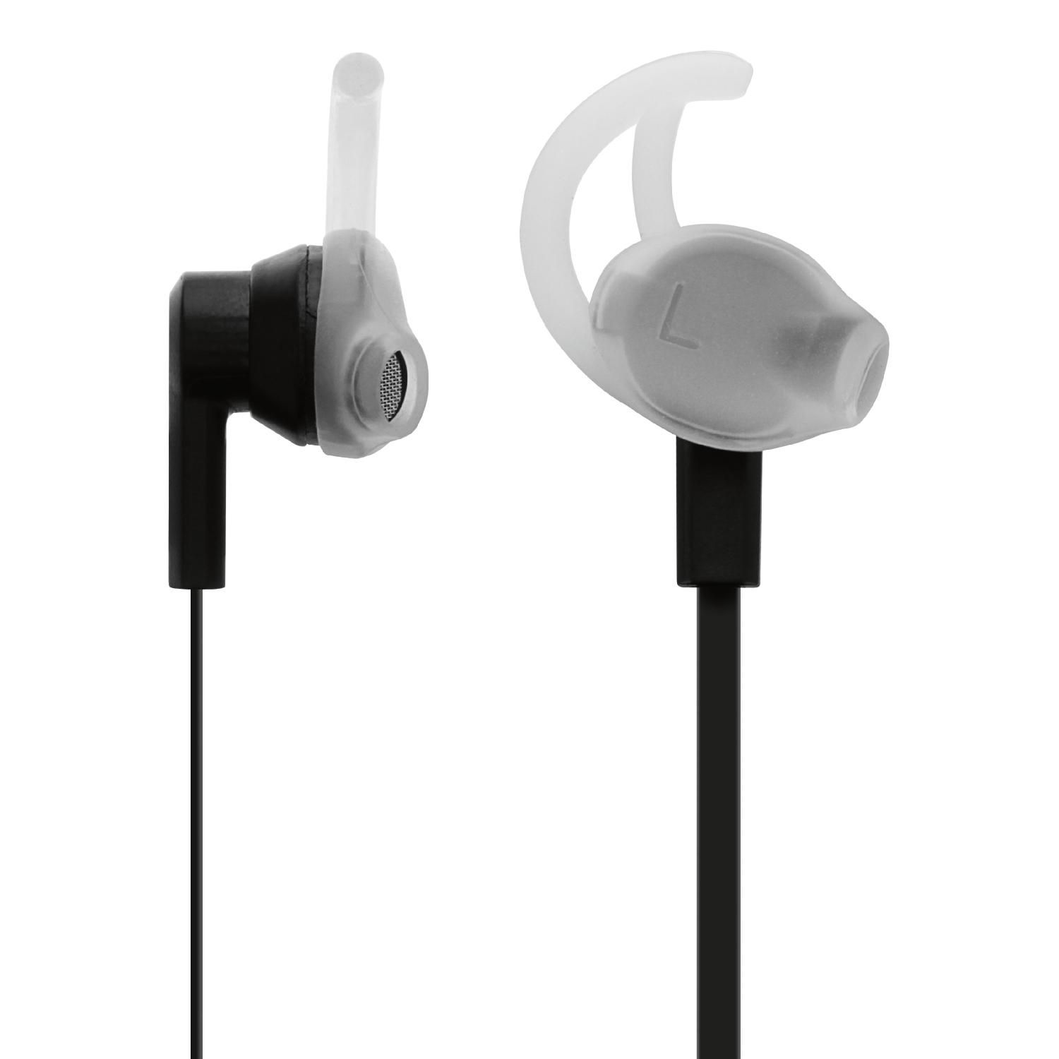 In-Ear schwarz Bluetooth STREETZ In-ear In-Ear-Kopfhörer Sportkopfhörer,