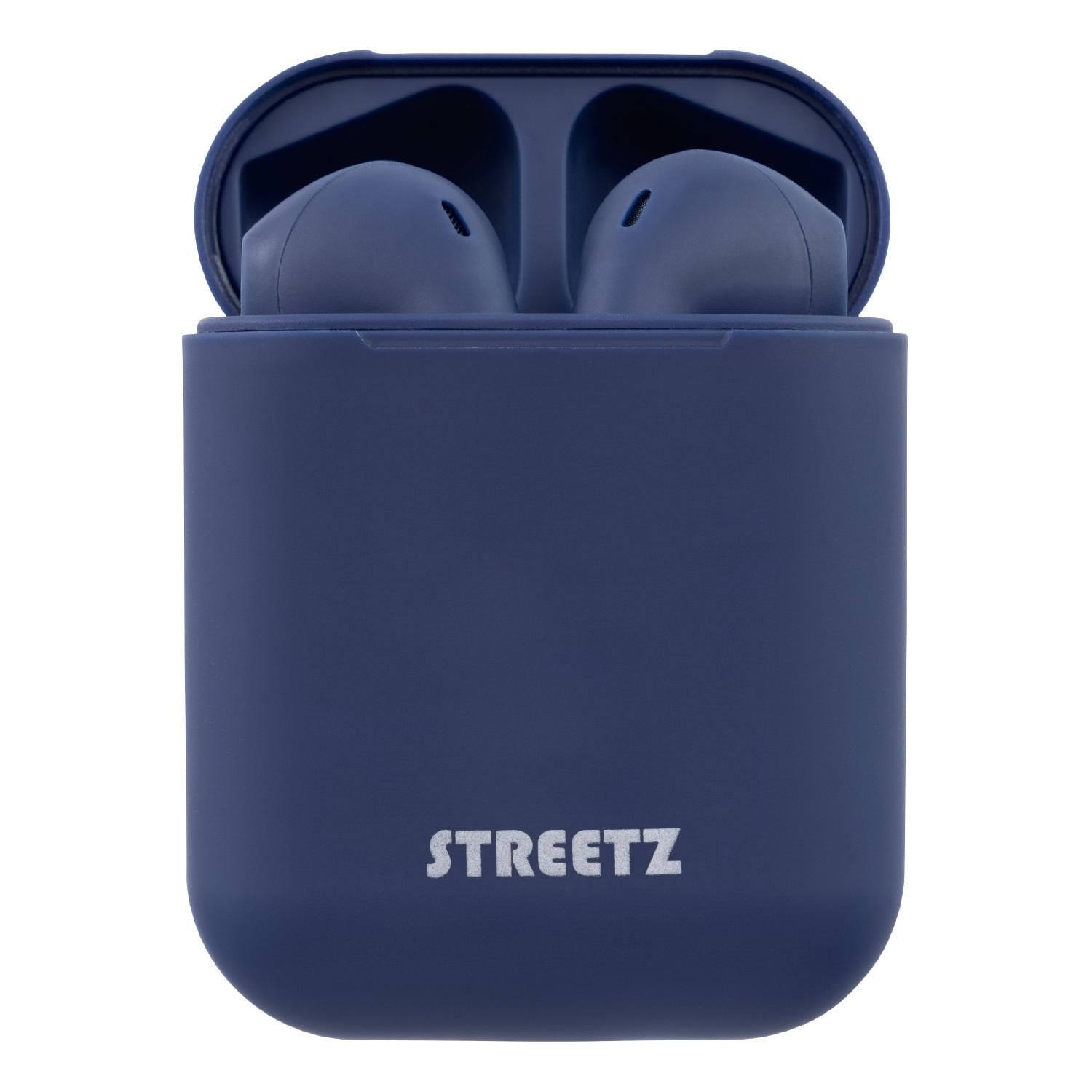 STREETZ TWS Bluetooth In-Ear Kopfhörer, blau Kopfhörer In-ear