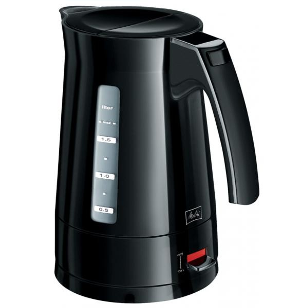 Hervidor de agua - 6613631 MELITTA, 2400 W, Negro