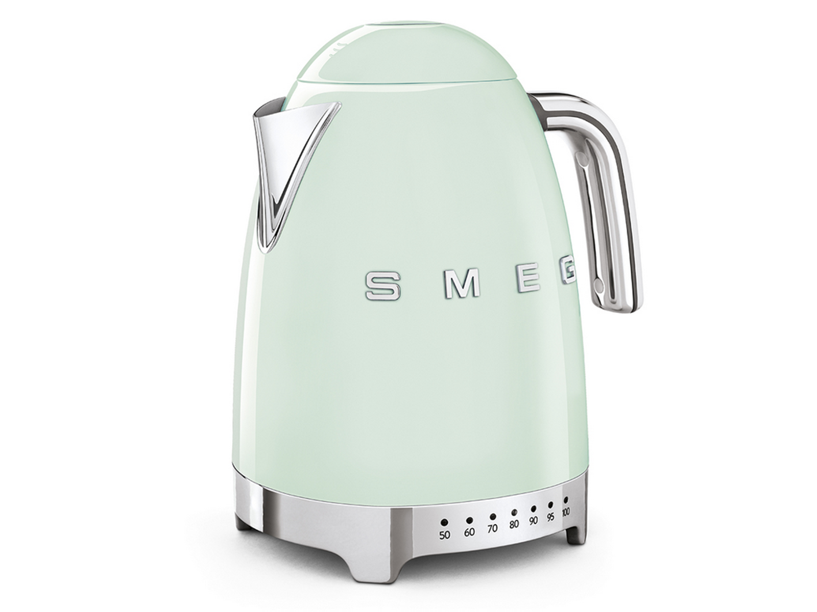 Grün mit KLF04PGEU Retro-Design, SMEG Wasserkocher