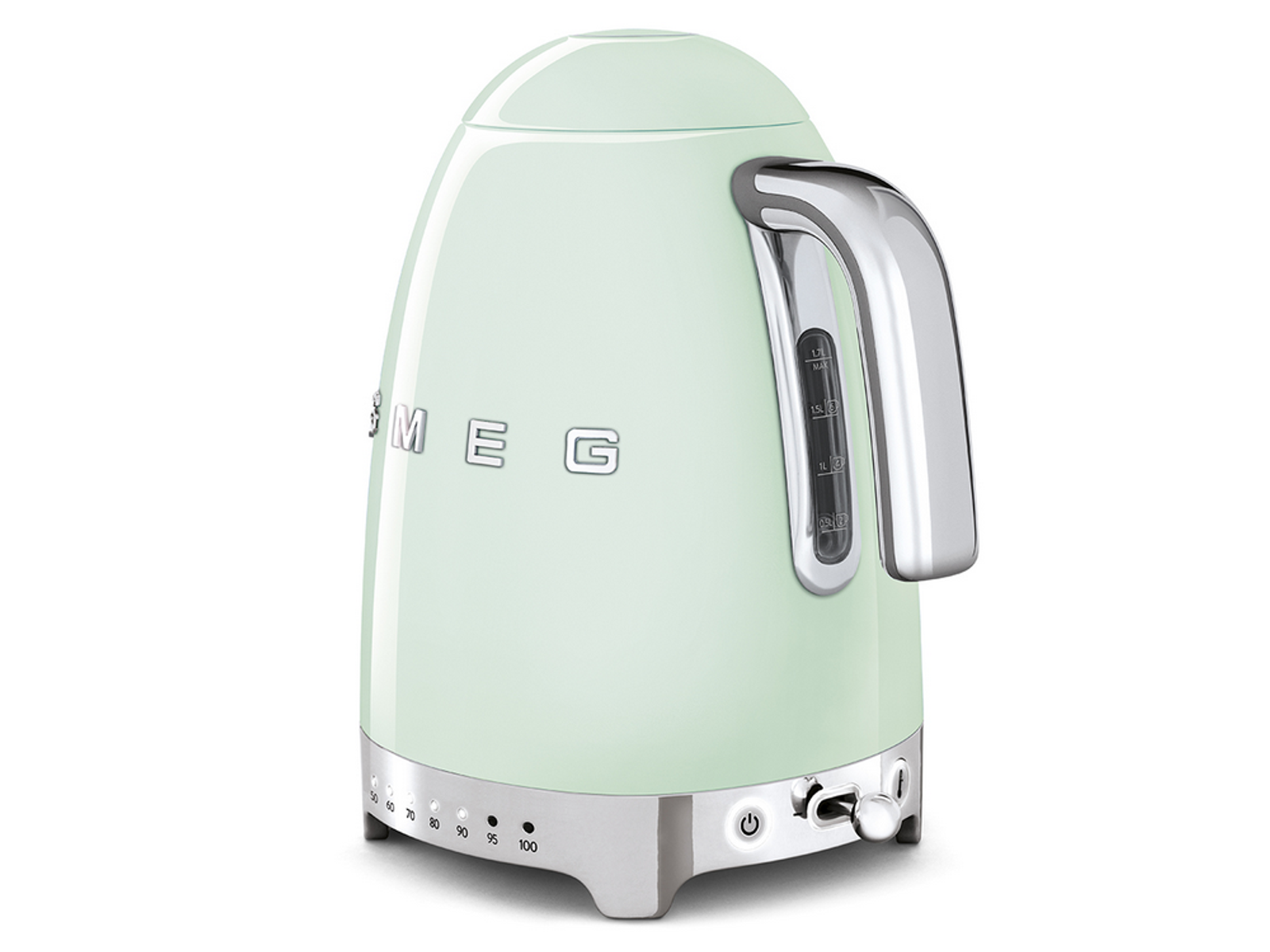 Retro-Design, KLF04PGEU Grün Wasserkocher mit SMEG