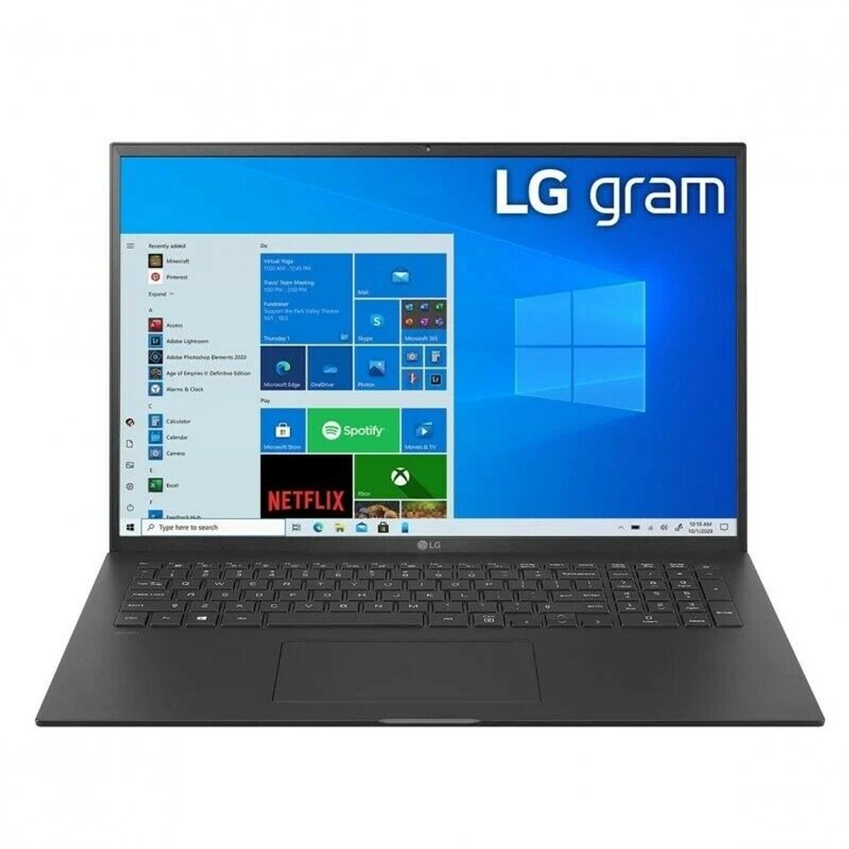 Portátil - 16Z90P-G.AA88B LG, 16,0 ", Intel® Core™ i7-1165G7, 16 GB, 512 GB, Intel® Iris Xe Graphics, Windows 11 Negro