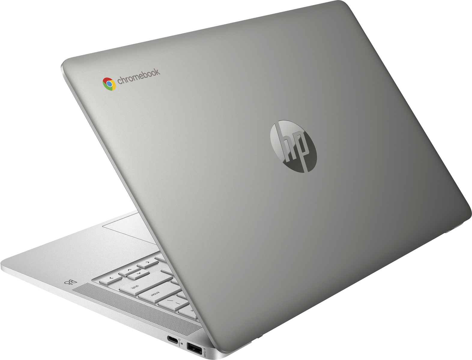 HP Mehrfarbig mit 14a-na1006ns, Prozessor, GB eMMC, 4 64 Intel® Display, 14 GB Celeron® Zoll RAM, Notebook