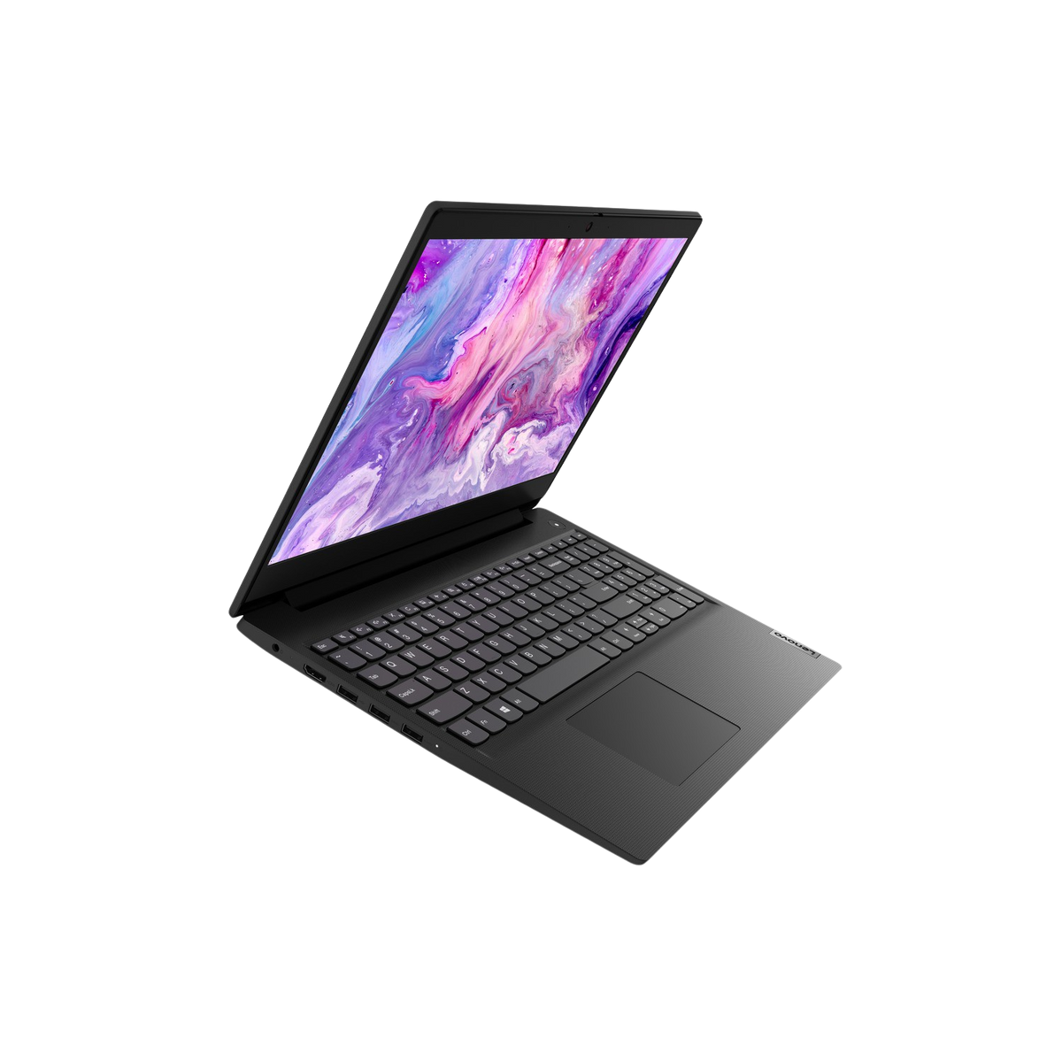 LENOVO Slim 3i, Notebook Schwarz Zoll Intel® GB 8 SSD, 256 Celeron® RAM, 15,6 GB Display, mit Prozessor