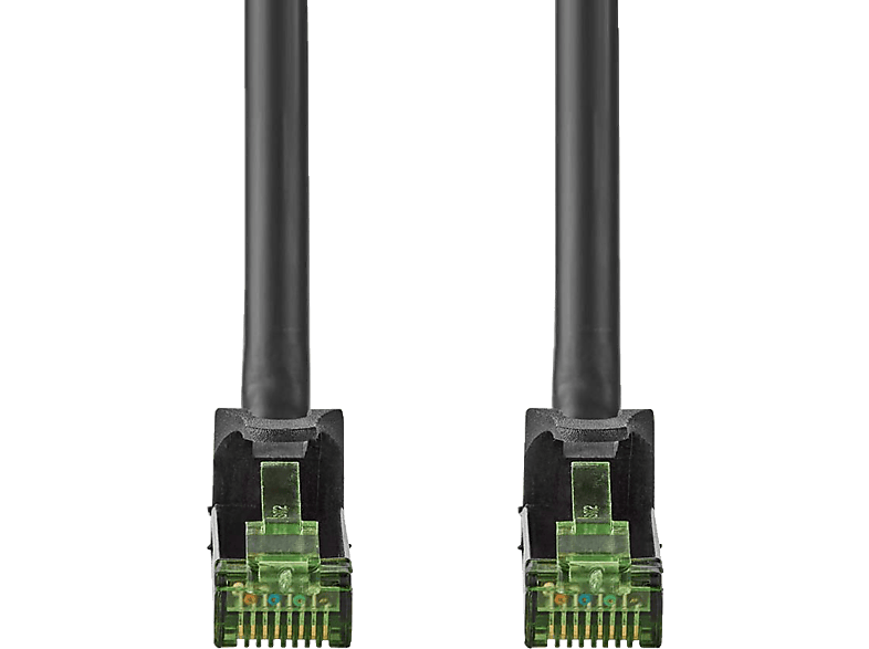 NEDIS CCGP85420BK05, CAT7-Netzwerkkabel, 0,50 m