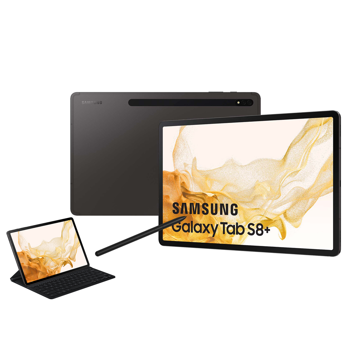 SAMSUNG GALAXY S8+, TAB GB, Zoll, 12,4 Grau 256 Tablet