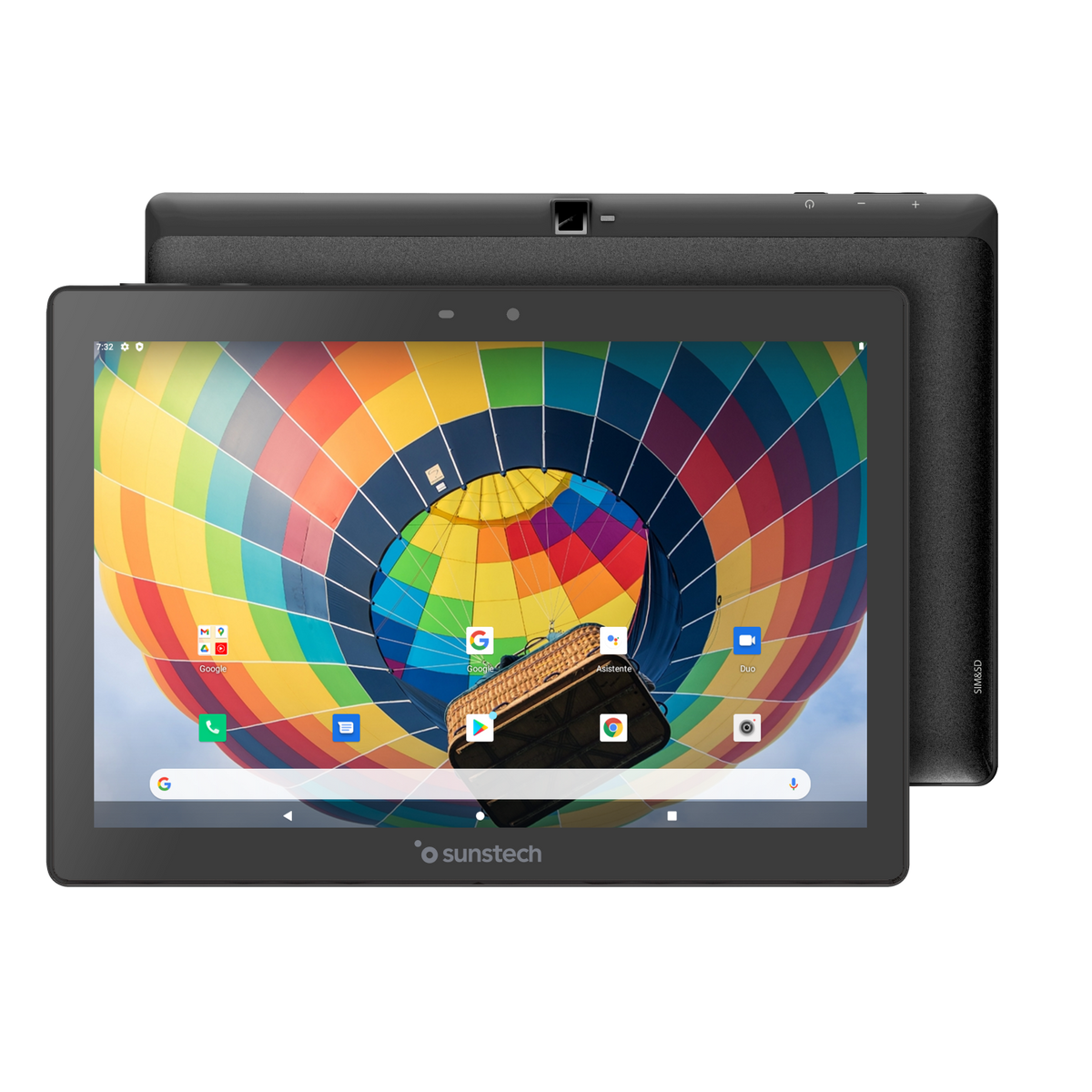 Tablet - TAB1011BK SUNSTECH, Negro, 10,1 ", 3 GB, Unisoc SC9863, Android