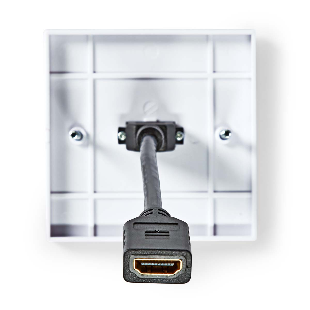 NEDIS CVGB34950WT HDMI Wandcontactdoos 0,20 m Zwart