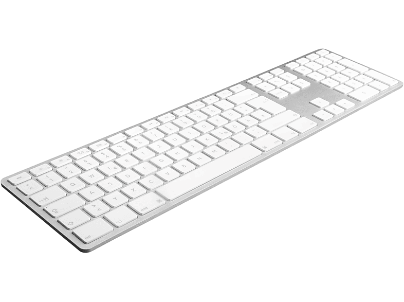 JENIMAGE Ergonomische Tastatur für Mac Win DE Layout Kabellos Batterie 1 Jahr Lebensdauer, Tastatur