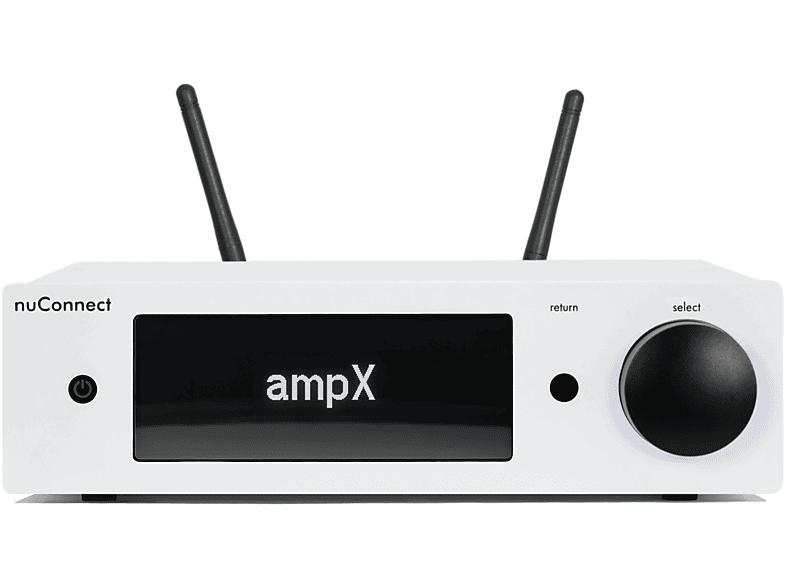 NUBERT nuConnect ampX Verstärker (2Kanäle, Kanal, Weiß) Wattpro 110