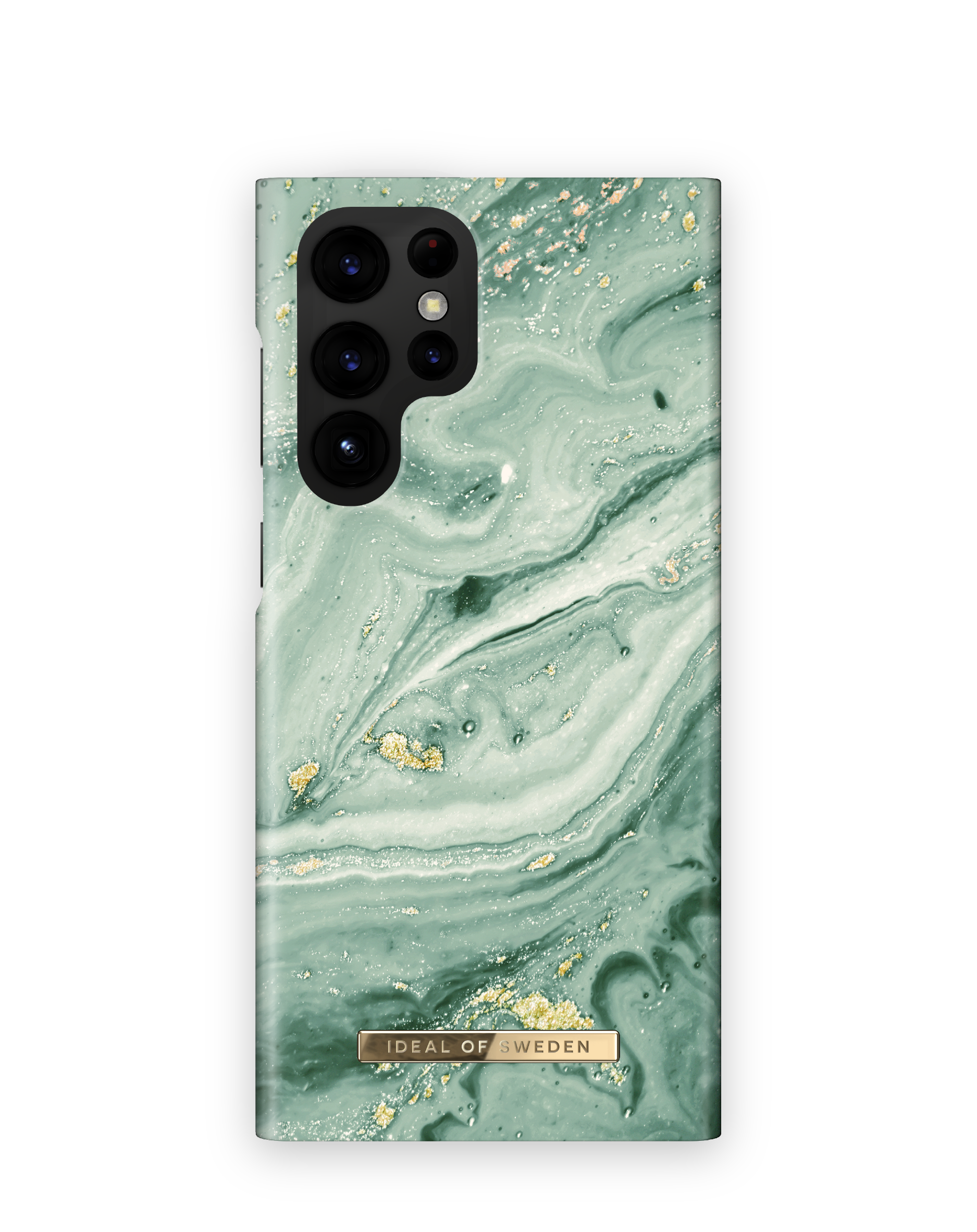 Samsung, IDFCSS21-S22U-258, OF S22 SWEDEN IDEAL Mint Marble Backcover, Galaxy Swirl Ultra,