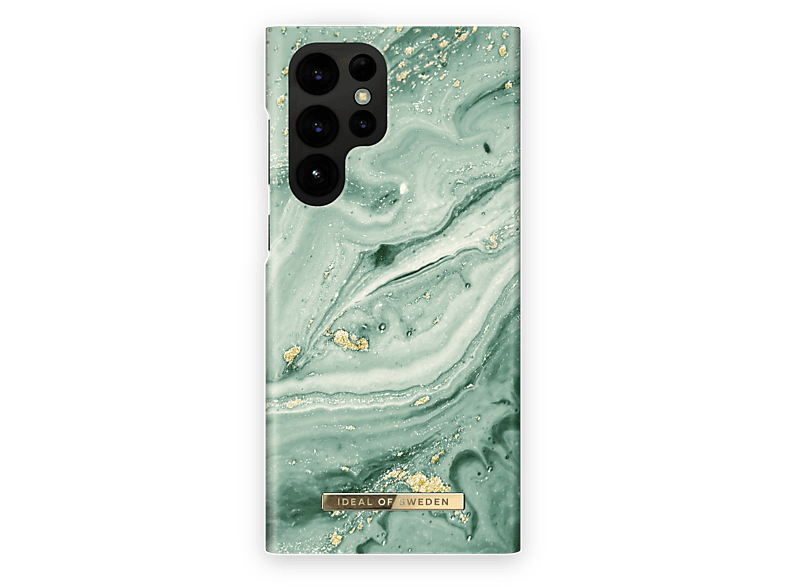 IDEAL OF SWEDEN IDFCSS21-S22U-258, Backcover, Samsung, Galaxy S22 Ultra, Mint Swirl Marble