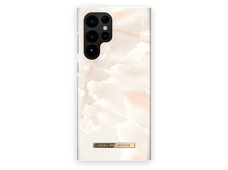 SWEDEN IDFCSS21-S22U-257, Galaxy Ultra, Samsung, S22 Backcover, Pearl OF Rose IDEAL Marble