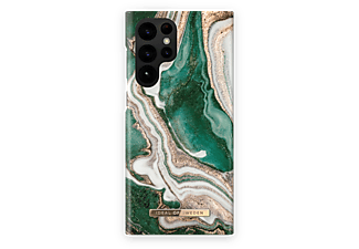 IDEAL OF SWEDEN IDFCAW18-S22U-98, Backcover, Samsung, Galaxy S22 Ultra, Golden Jade Marble