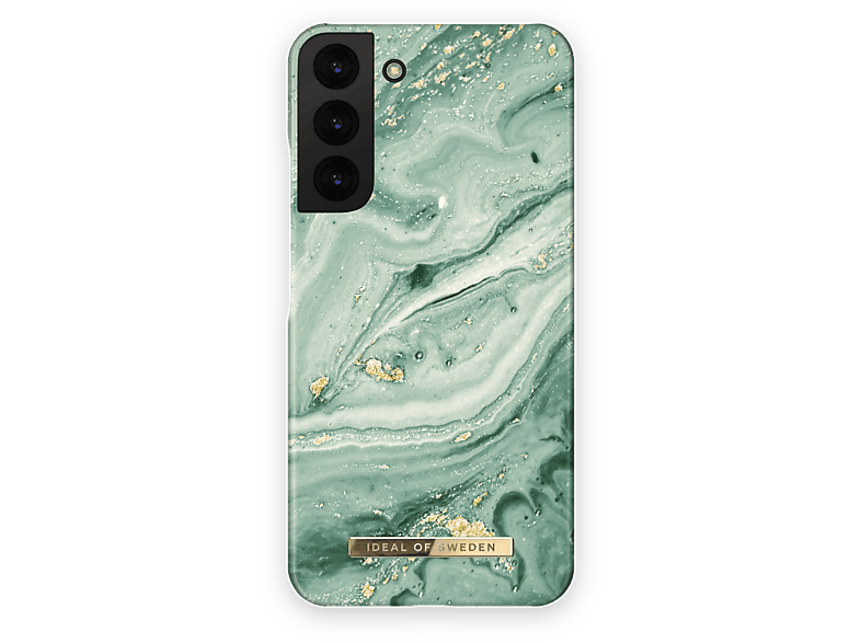 IDEAL OF SWEDEN IDFCSS21-S22P-258, Backcover, Samsung, Galaxy S22+, Mint Swirl Marble
