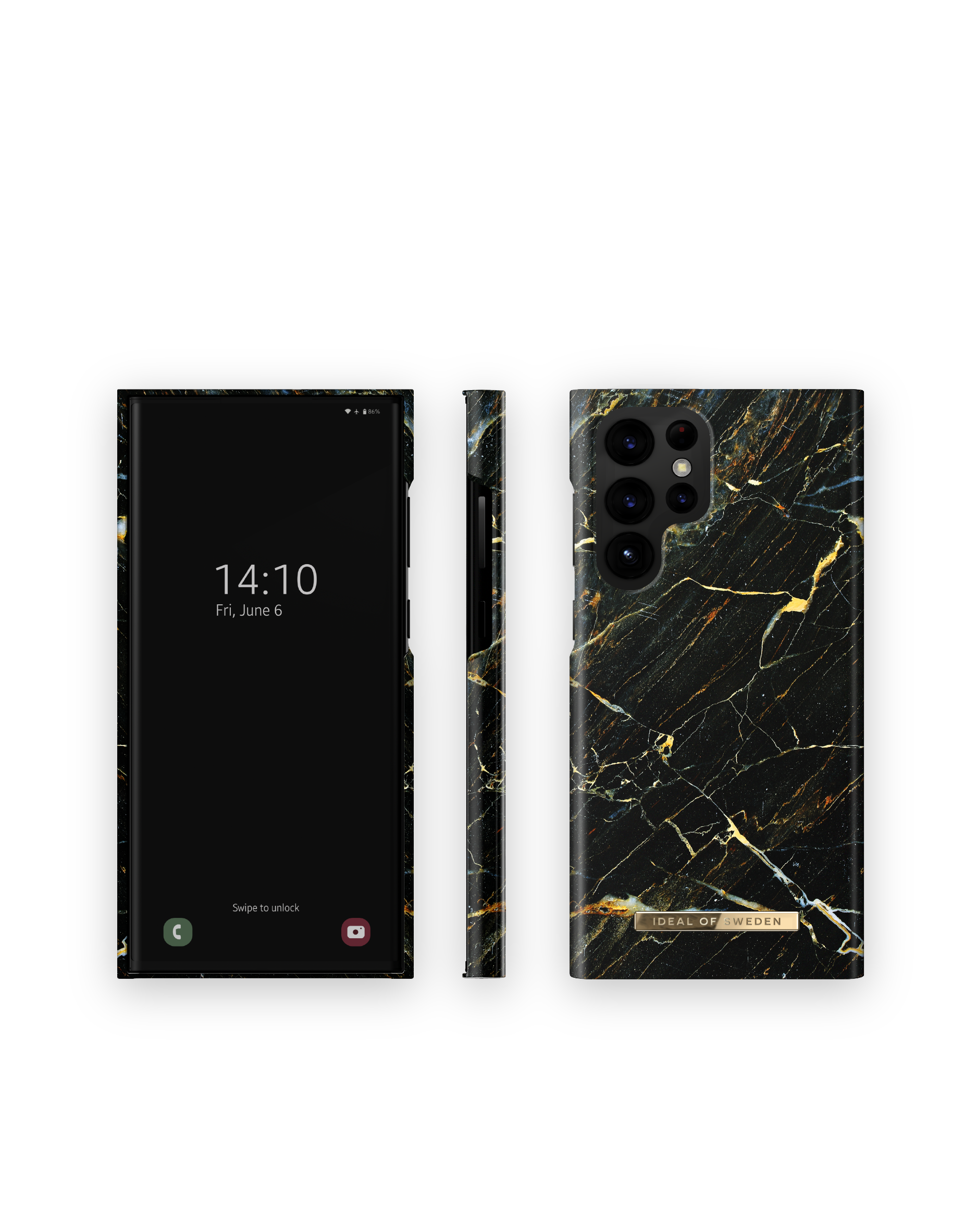 Backcover, Port SWEDEN Samsung, Laurent IDFCAW16-S22U-49, OF IDEAL Marble S22 Ultra, Galaxy