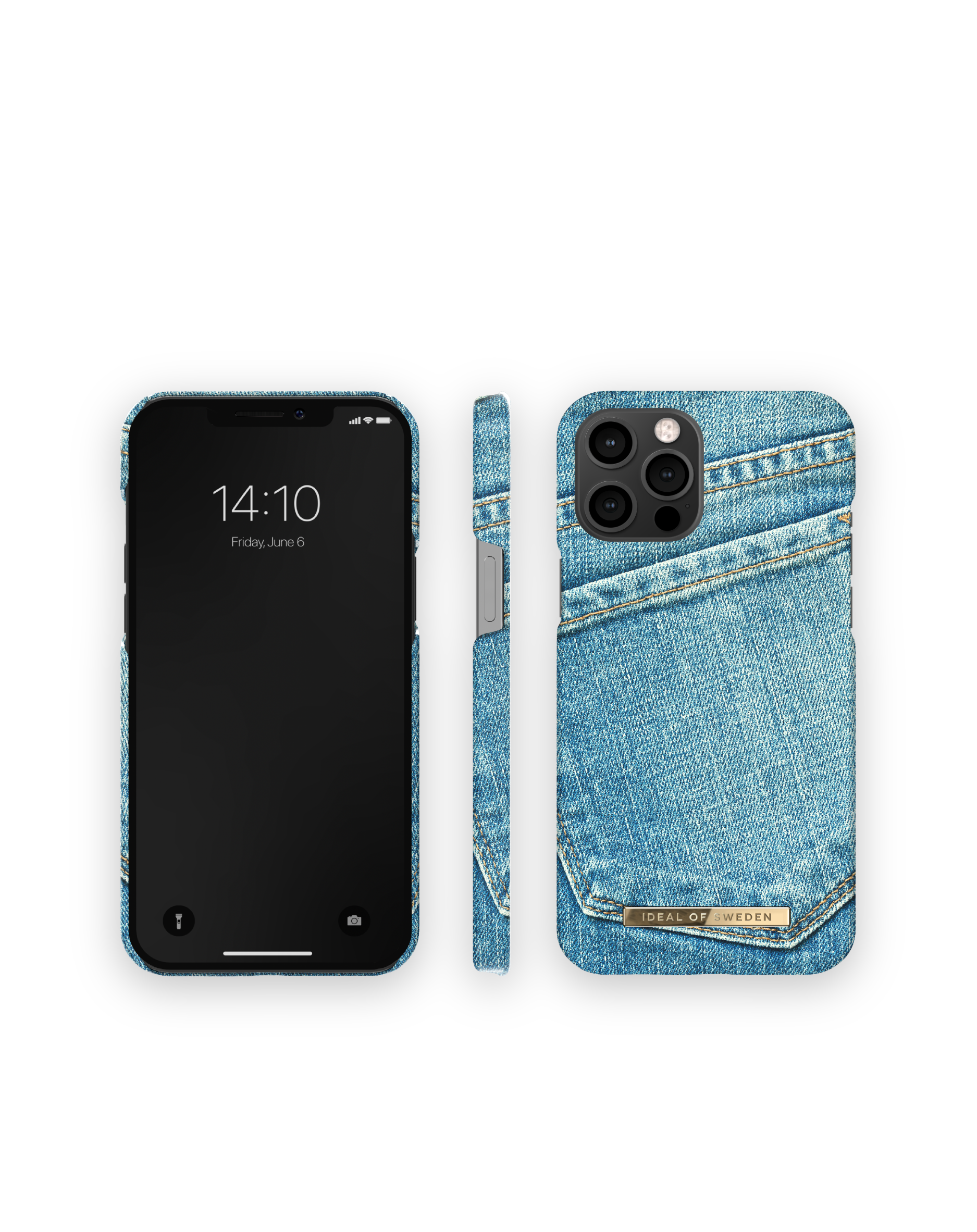 IDEAL OF SWEDEN IDFCSS22-I2067-413, Backcover, Bliss Pro 12 Denim Max, iPhone (Ltd) Apple