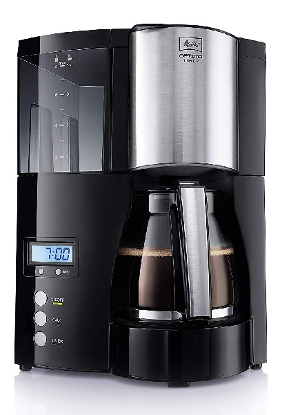 Cafetera de goteo - Optima Timer MELITTA, 800 W, Negro