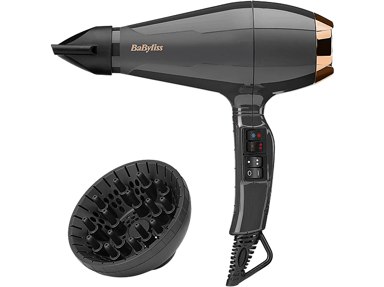 BABYLISS Italian Air Pro 2200 Haartrockner Watt) Grau (2200