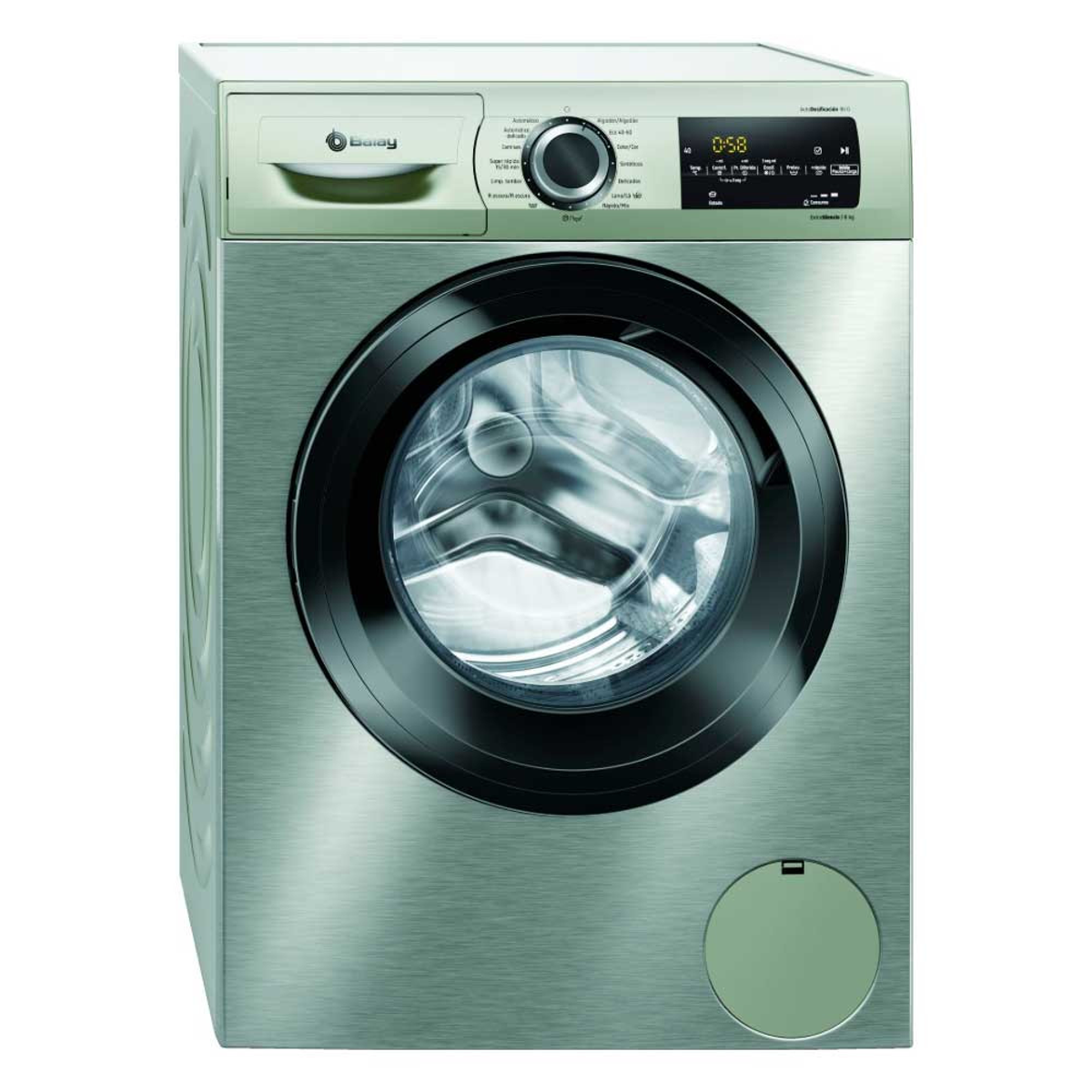 Lavadora carga frontal - 3TS982XD Balay, 8 kg, Inox