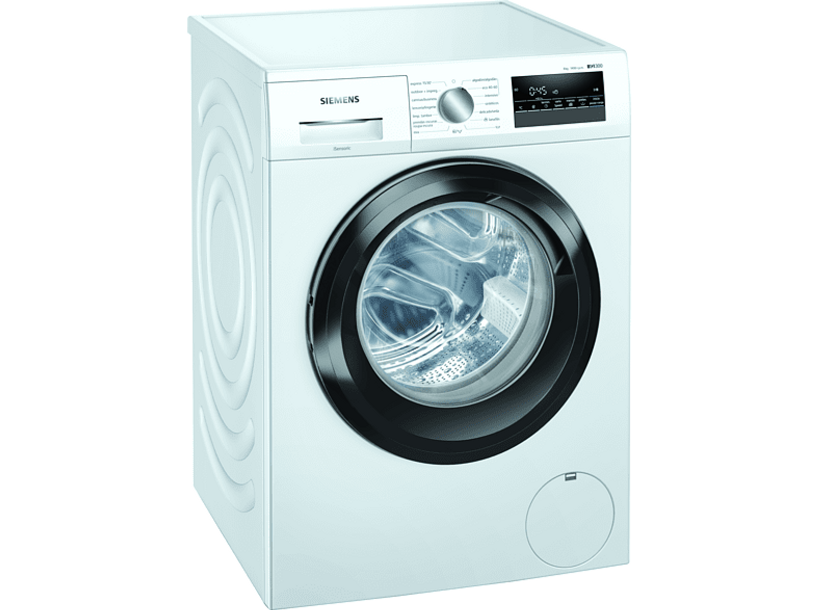 Lavadora carga frontal - WM14N290ES SIEMENS, 8 kg, Blanco