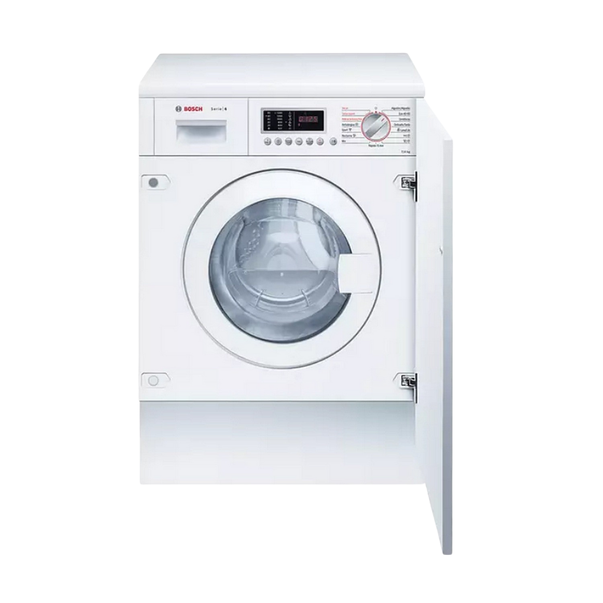 Lavadora - Secadora - WKD28542ES BOSCH, 7 kg, Blanco