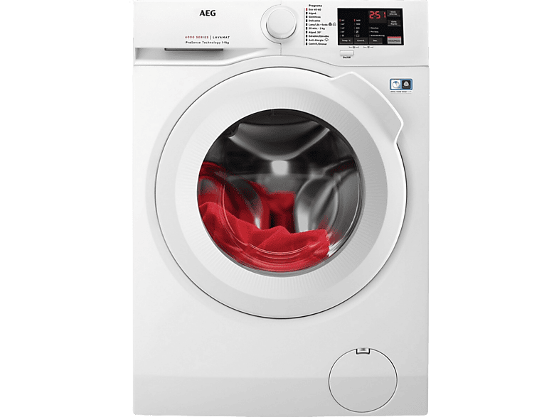 Lavadora Aeg L6FBI947P 9 kg 1400 rpm Blanco 9 kg