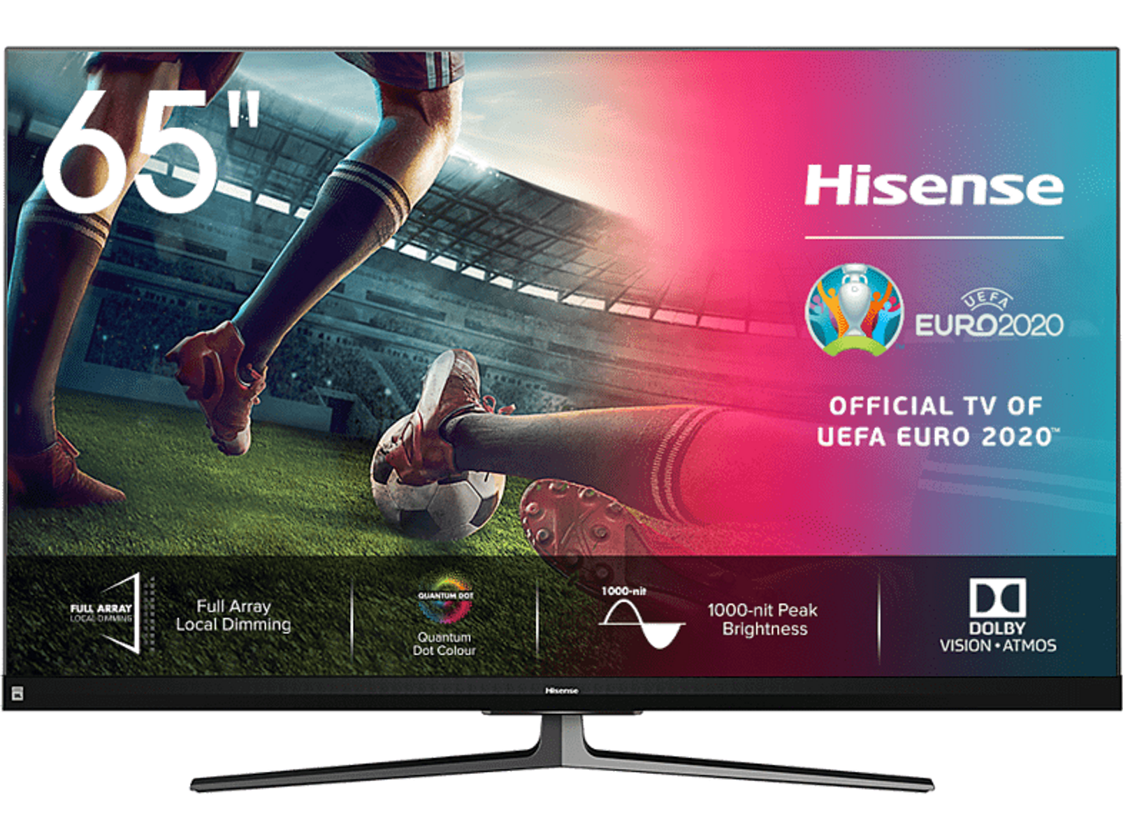 TV LED 65" 65U8QF - HISENSE, UHD 4K, Negro