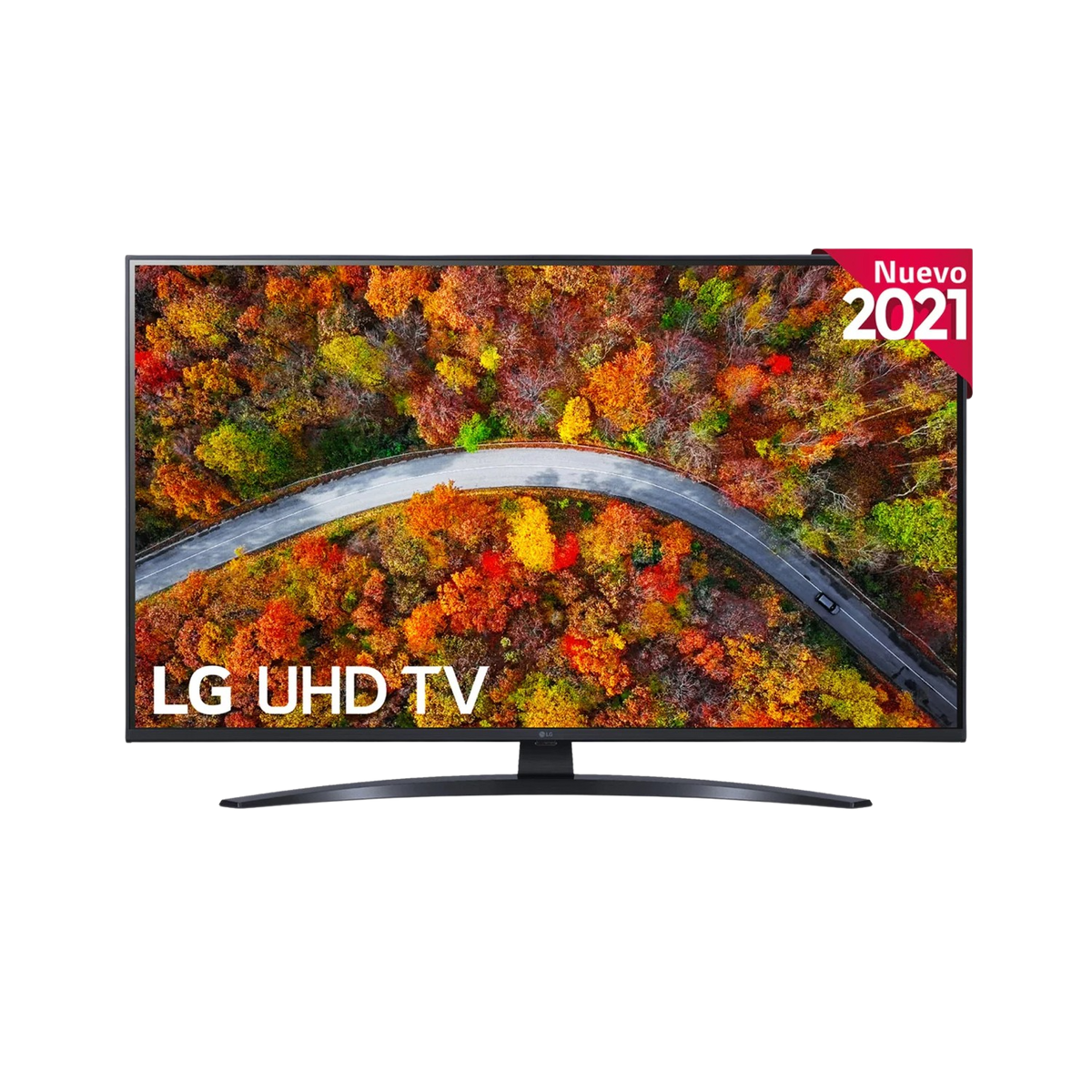 TV LED 43" - LG, UHD 4K, Azul Ceniza Profundo/Negro claro