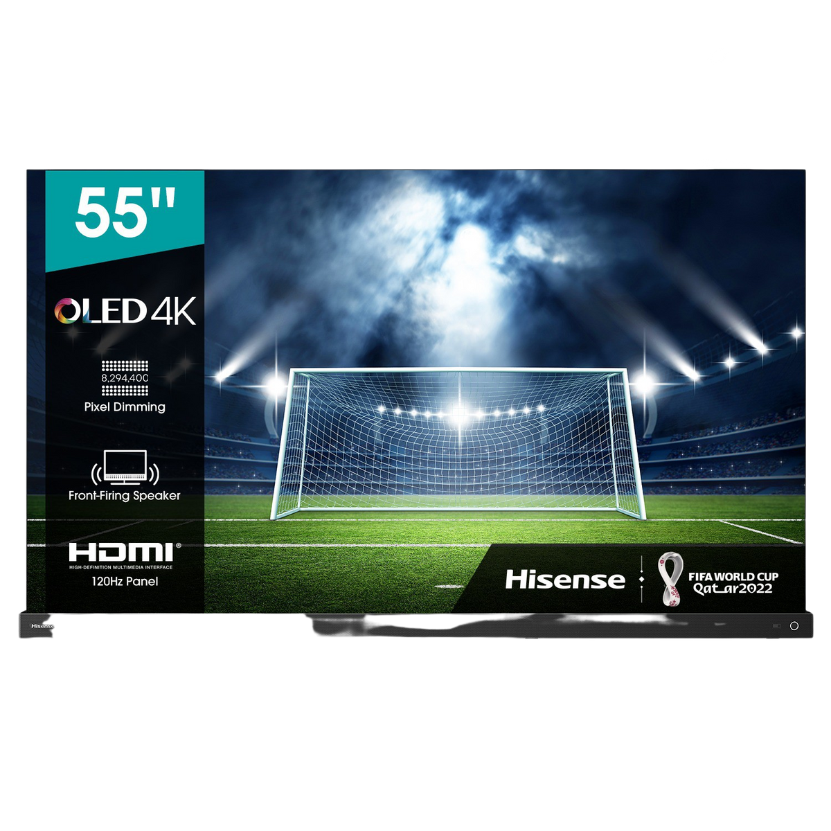TV OLED 55" - 55A96G HISENSE, UHD 4K, Negro