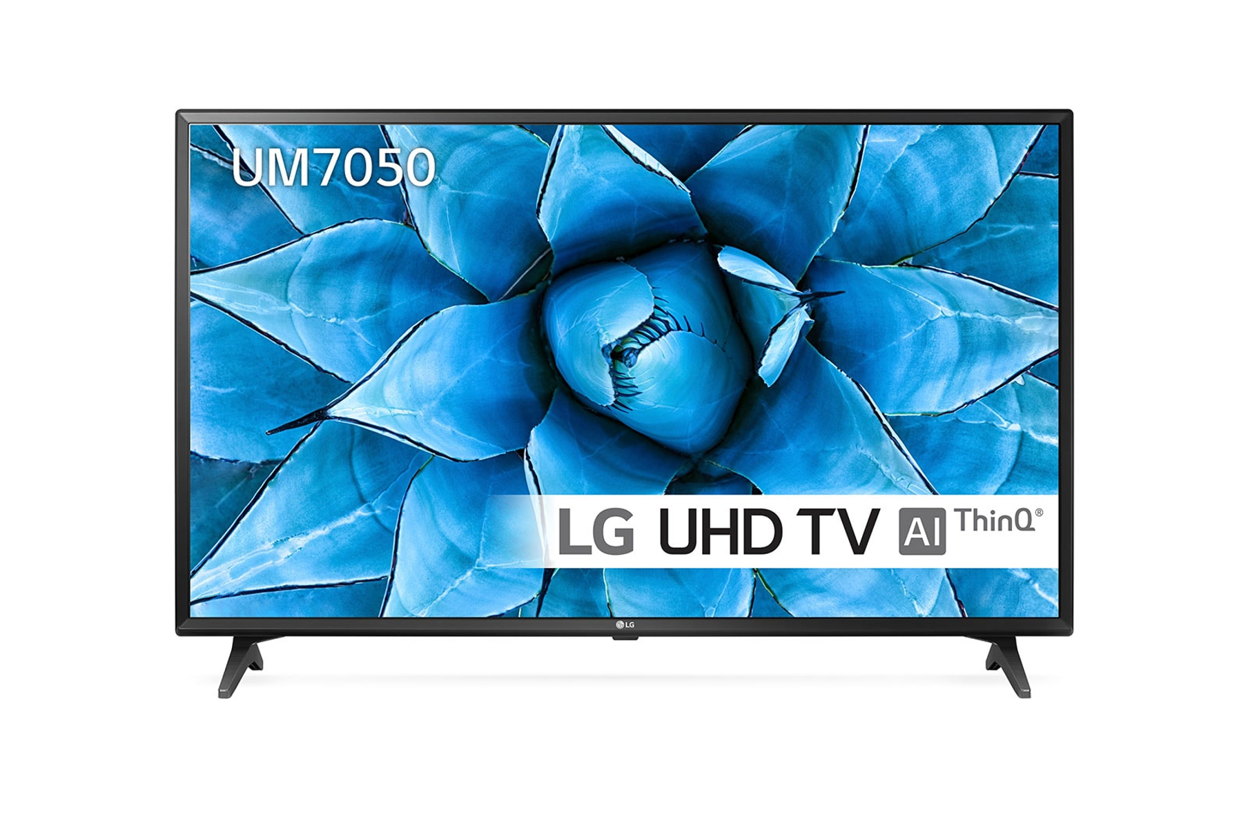 TV LED 43" - 43UM7050PLF.AEU LG, UHD 4K, Negro