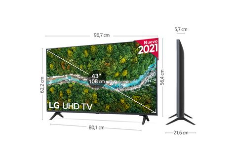 Televisor LG 43 Pulgadas UHD 4K Smart Tv