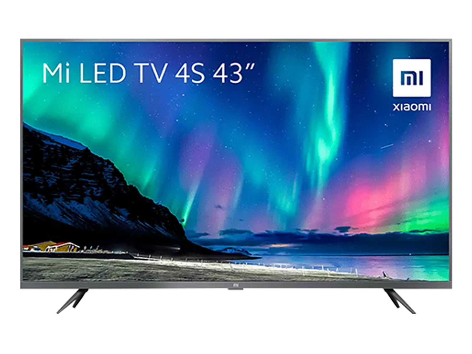 TV LED 43" - Mi LED TV 4S XIAOMI, UHD 4K, Quad Core (hasta 1.5GHz), DVB-T2 (H.265)Sí, Negro