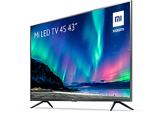 TV LED 43"  - Mi LED TV 4S XIAOMI, UHD 4K, Quad Core (hasta 1.5GHz), DVB-T2 (H.265)Sí, Negro