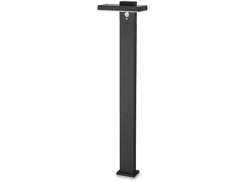 KIOM Limanu 80 cm schwarz Dauerlicht 11027 Solar warmweiß + Bewegungsmelder Wegeleuchte