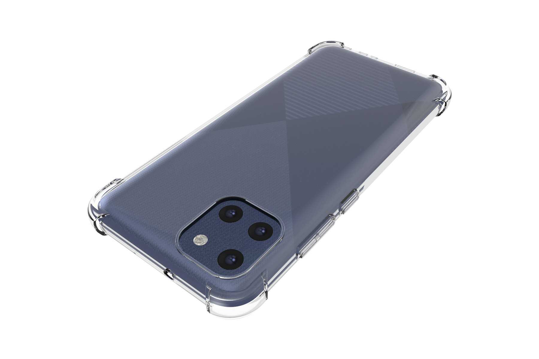 ENERGY A03, Armor Clear Case, MORE Galaxy Backcover, MTB Samsung, Transparent