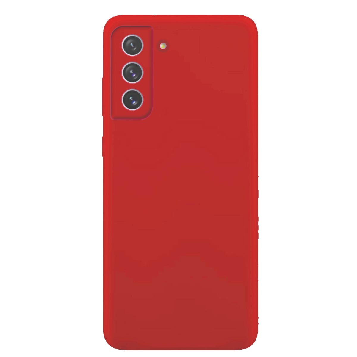 Silikon Galaxy Rot Case, S21 FE, Backcover, MORE Samsung, MTB ENERGY Soft