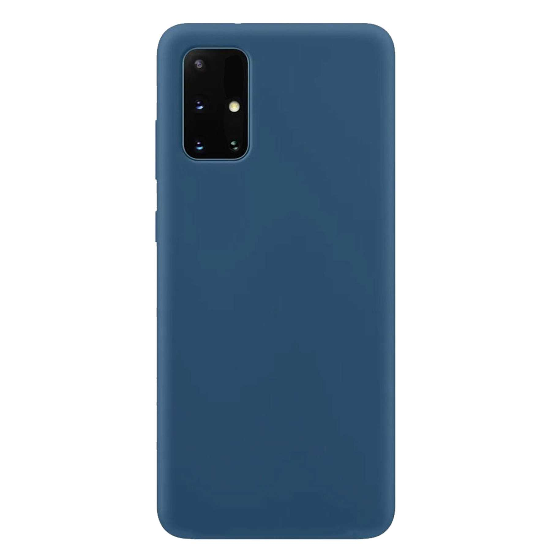 5G, MTB Silikon ENERGY Case, Blau Soft Samsung, Backcover, Galaxy A22 MORE