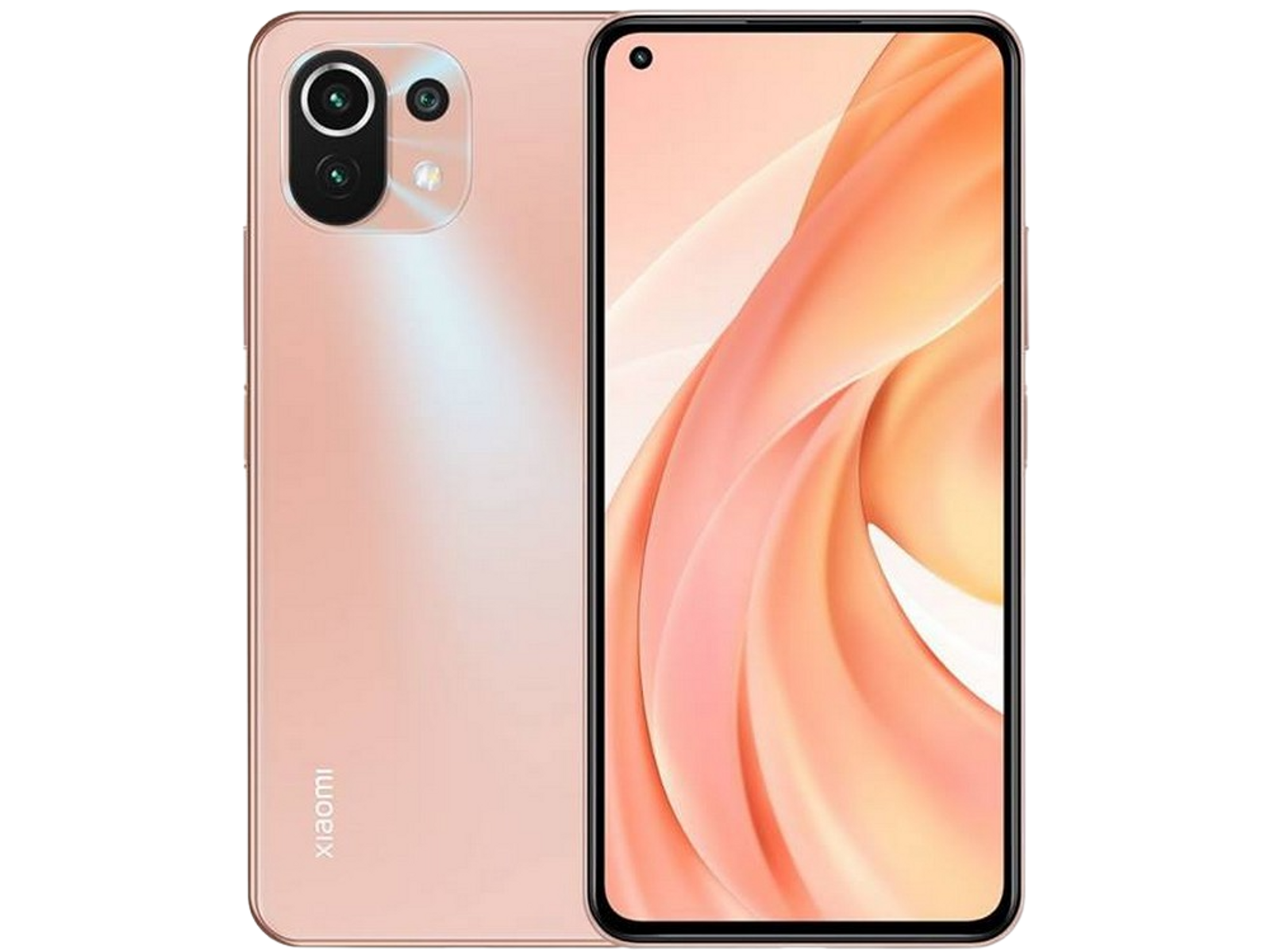 Móvil - Xiaomi Mi 11 Lite, Rosa, 128GB, 6GB RAM, 6.55" FHD+, 4G, Snapdragon 732G, 4250 mAh, Android 11