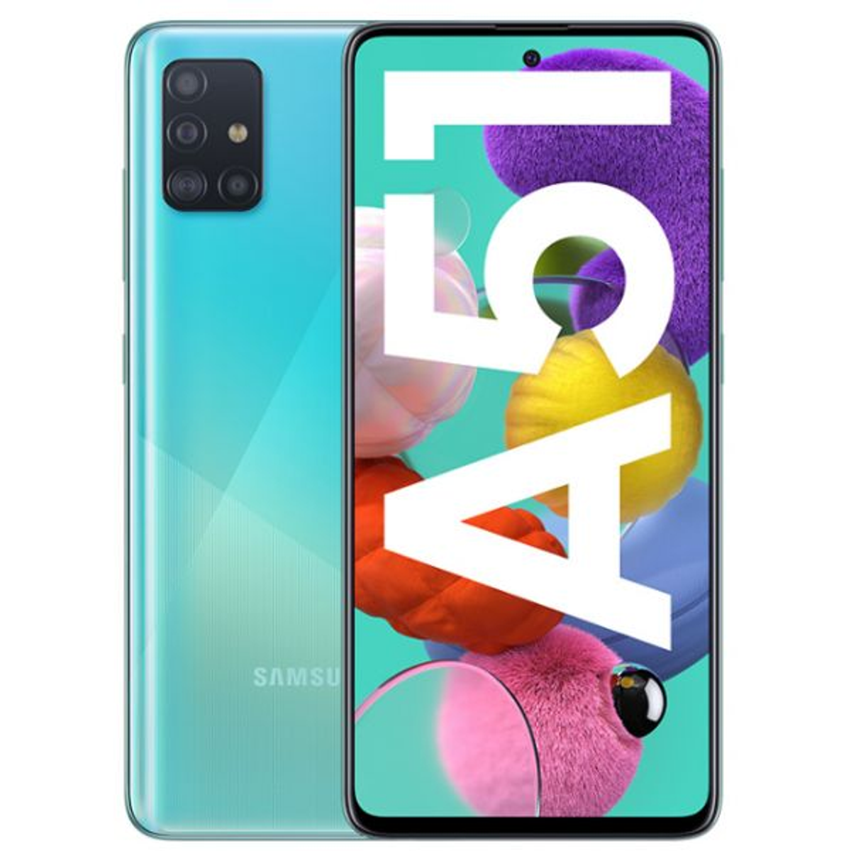 Móvil - Galaxy A51 SAMSUNG, Azul, 128 GB, 6,5 ", Exynos9611 Quad 2.3 GHz + Quad 1.7 GHz