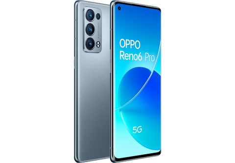 Móvil - OPPO Reno 6, Artic Blue, 128 GB, 8 GB RAM, 6,44 , MediaTek MTK  Next 5G-A, 4200 mAh, Android